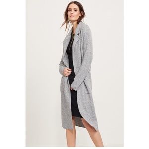 Dynamite Long knitted grey cardigan